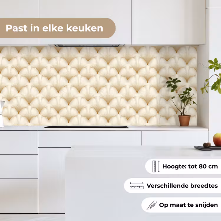 Waaier - Motief - Goud keuken achterwand 2 middel 871 -sfeer4_NL