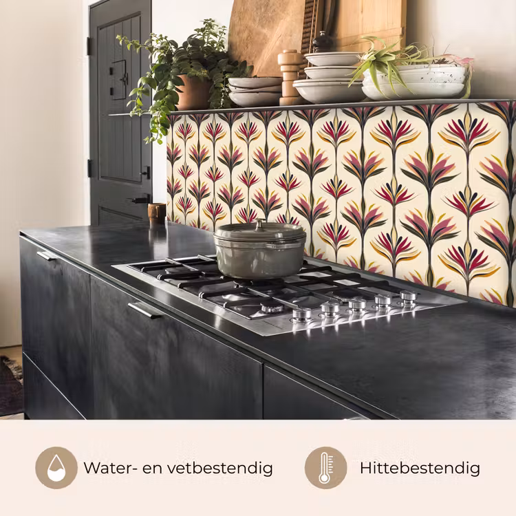 Waaier - Motief - Kleurrijk keuken achterwand 2 middel 871 -usp_NL
