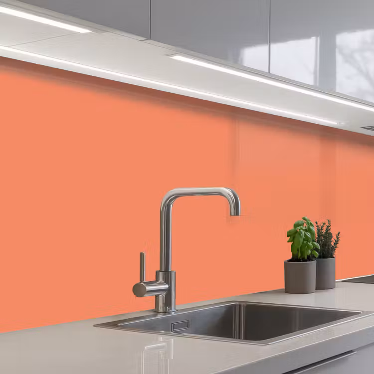 Warm - Clay - Terracotta keuken achterwand 2 middel 871 -3d_schuin
