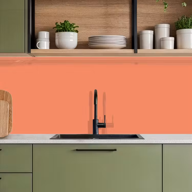 Warm - Clay - Terracotta keuken achterwand 2 middel 871 -sfeer3