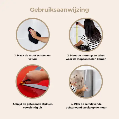 Wilde bloemen - Botanisch - Vintage - Natuur - Rustiek keuken achterwand 2 middel -gebruiksaanwijzing_NL