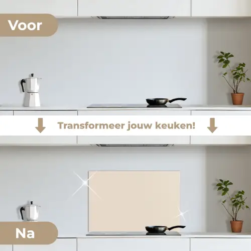 Woestijnstilte keuken achterwand spatscherm klein -voor_na_NL