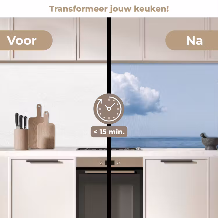 Keuken achterwand - Wolk - Regen - Natuur - Wolk - Regen - Natuur keuken achterwand 2 middel