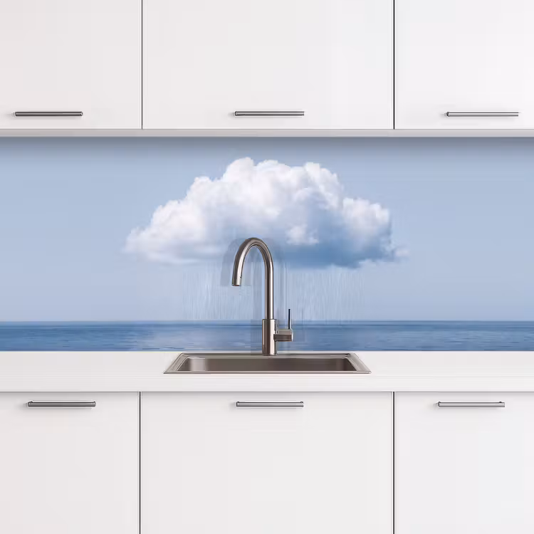 Keuken achterwand - Wolk - Regen - Natuur - Wolk - Regen - Natuur keuken achterwand 2 middel