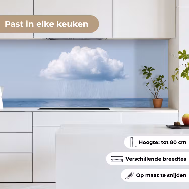 Keuken achterwand - Wolk - Regen - Natuur - Wolk - Regen - Natuur keuken achterwand 2 middel