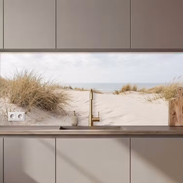 Wolken - Duinlandschap - Zand keuken achterwand 2 middel zz_3dshopping