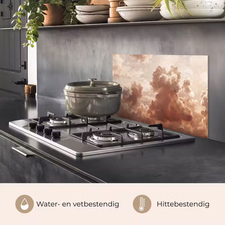 Wolken - Lucht - Natuur - Modern - Bruin keuken achterwand spatscherm klein -usp_NL