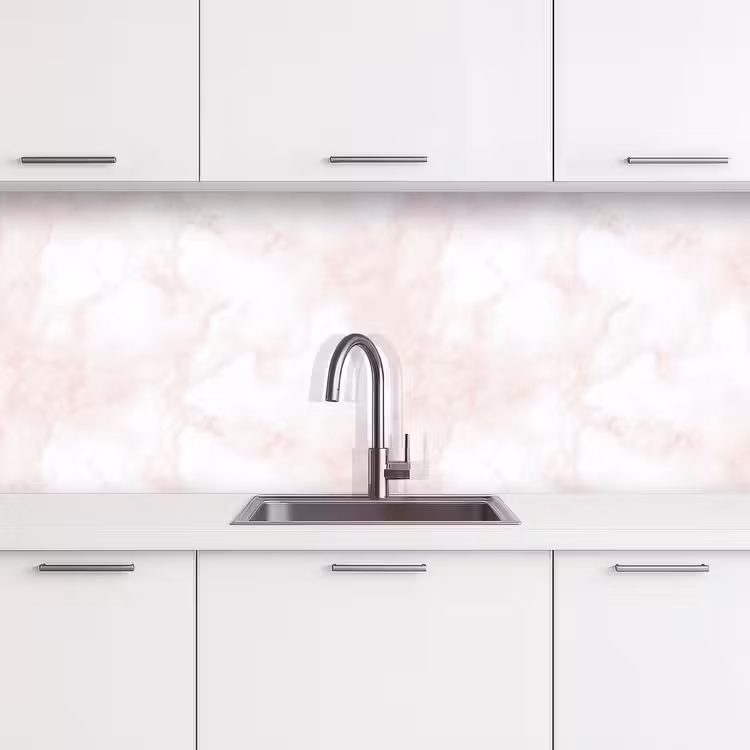 Wolkenstructuur - Roze - Marmer keuken achterwand 2 middel 871 -3d