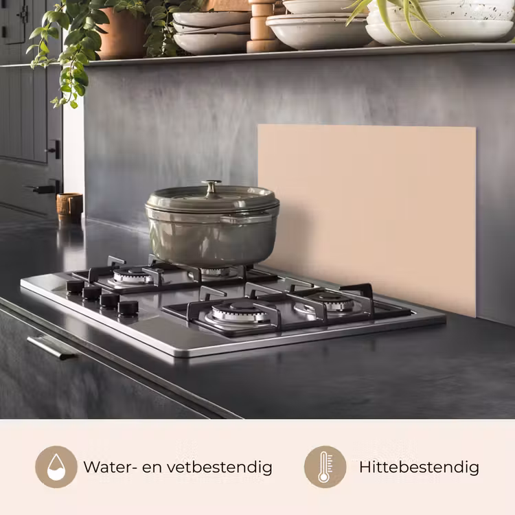 Zachte Zandgloed keuken achterwand spatscherm klein -usp_NL