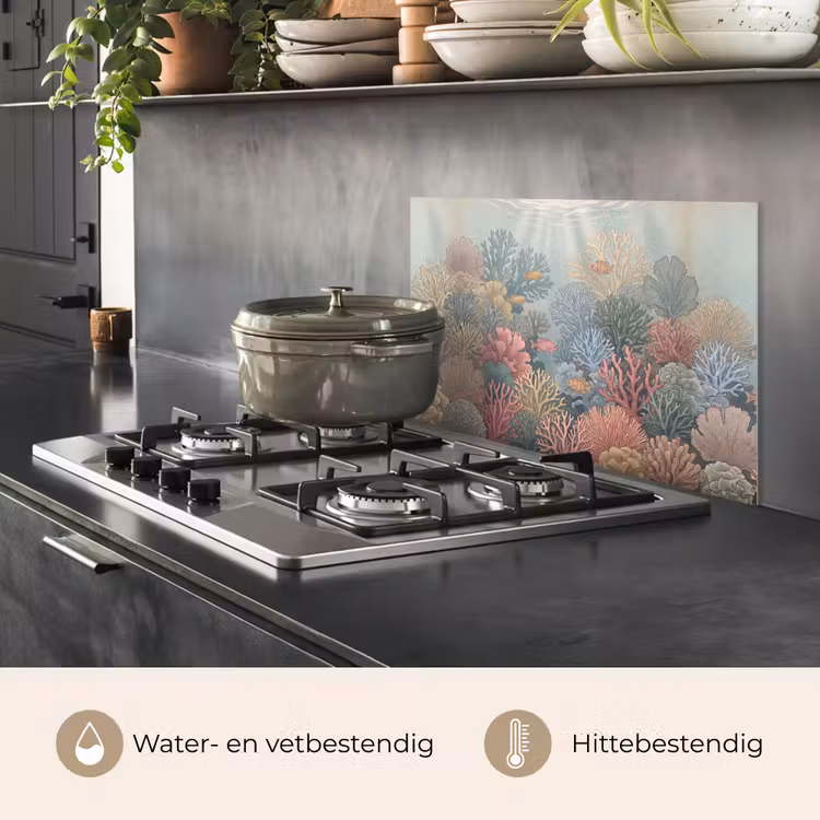 Zee - Koraal - Vis - Natuur - Kleurrijk keuken achterwand spatscherm klein -usp_NL