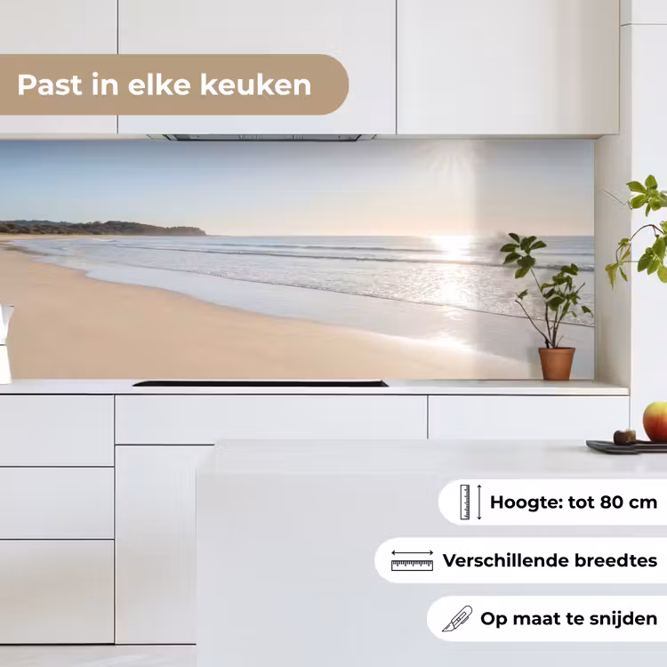 Zee - Zon - Zand keuken achterwand 2 middel -sfeer4_NL