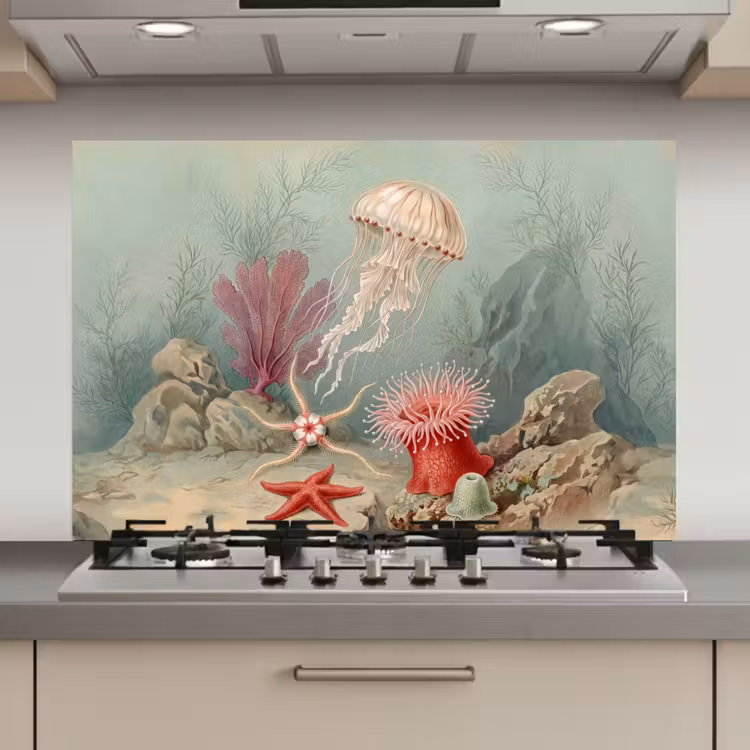 Zeeleven - Kwal - Onderwater - Illustratie - Beige keuken achterwand spatscherm klein -3d_website