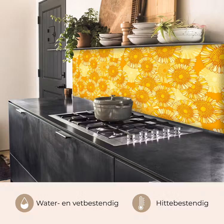 Zonnebloem - Zomer - Patronen - Bloemen keuken achterwand 2 middel 871 -usp_NL