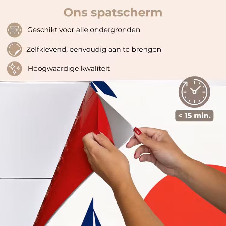 Zonsondergang - Zee - Palmboom - Tropisch - Modern keuken achterwand spatscherm klein -spatscherm_NL