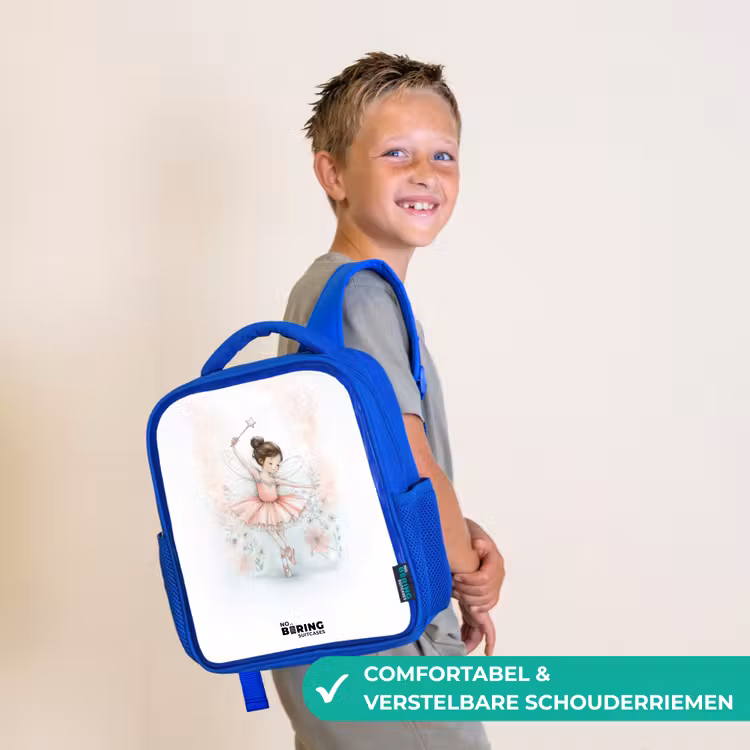 Ballerina - Elf - Fee Kinderrugzak - Blauw middel -sfeer3_NL