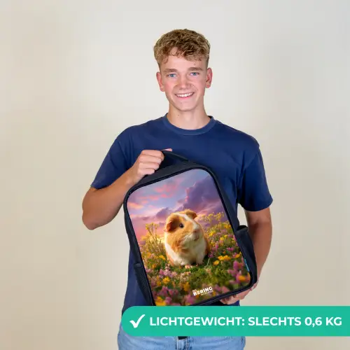Cavia - Natuur - Dier Rugzak - Zwart middel -sfeer7_NL