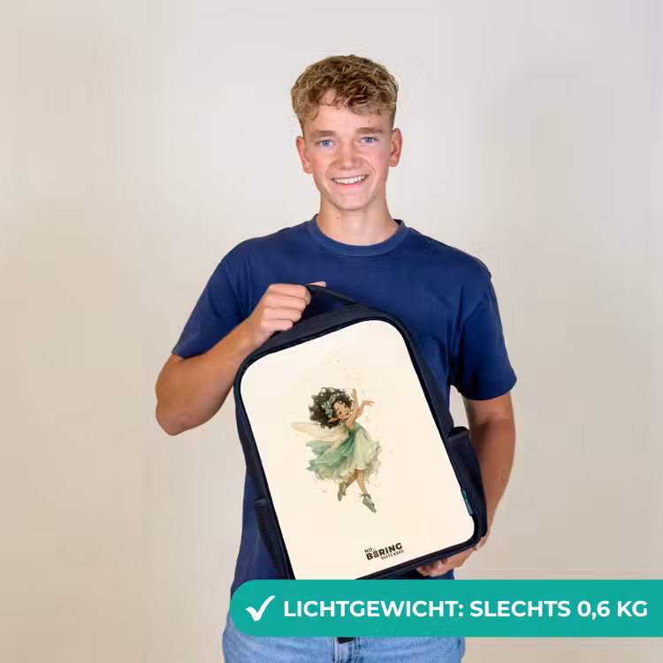 Dansende bosfee Rugzak - Zwart middel -sfeer7_NL