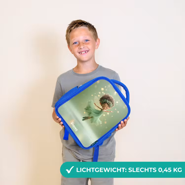 Dansende fee in groen licht Kinderrugzak - Blauw middel -sfeer1_NL