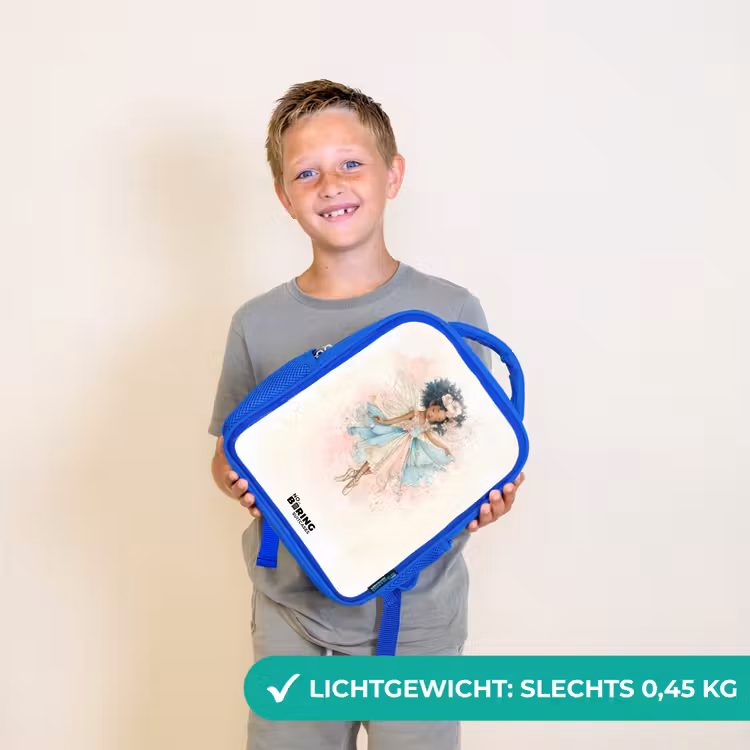 Elf - Ballet - Kleurrijk Kinderrugzak - Blauw middel -sfeer1_NL
