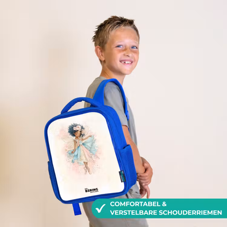 Elf - Ballet - Kleurrijk Kinderrugzak - Blauw middel -sfeer3_NL