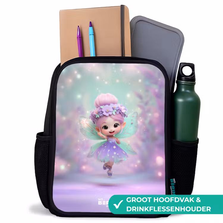 Elf - Tover - Magisch Rugzak - Zwart middel -inhoud_NL