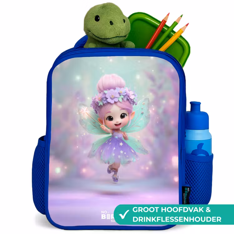 Elf - Tover - Magisch Kinderrugzak - Blauw middel -inhoud_NL