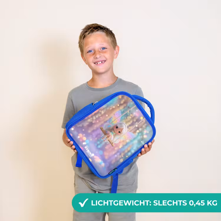 Fee - Elf - Regenboog Kinderrugzak - Blauw middel -sfeer1_NL