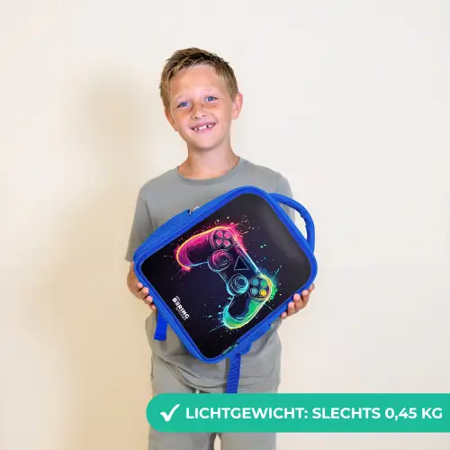 Game - Controller - Kleurrijk Kinderrugzak - Blauw middel -sfeer1_NL