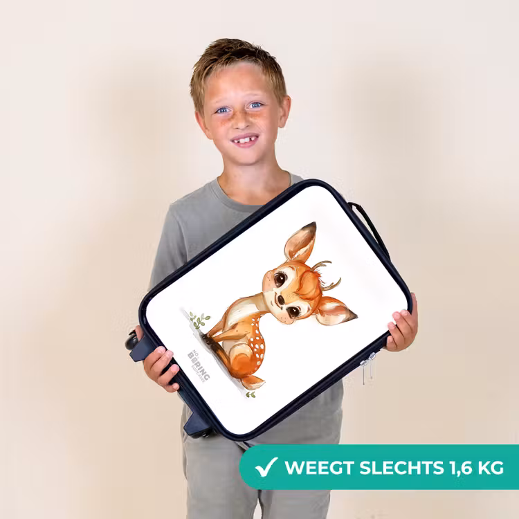 Baby hert Kinderkoffer - Zwart klein -sfeer4_NL
