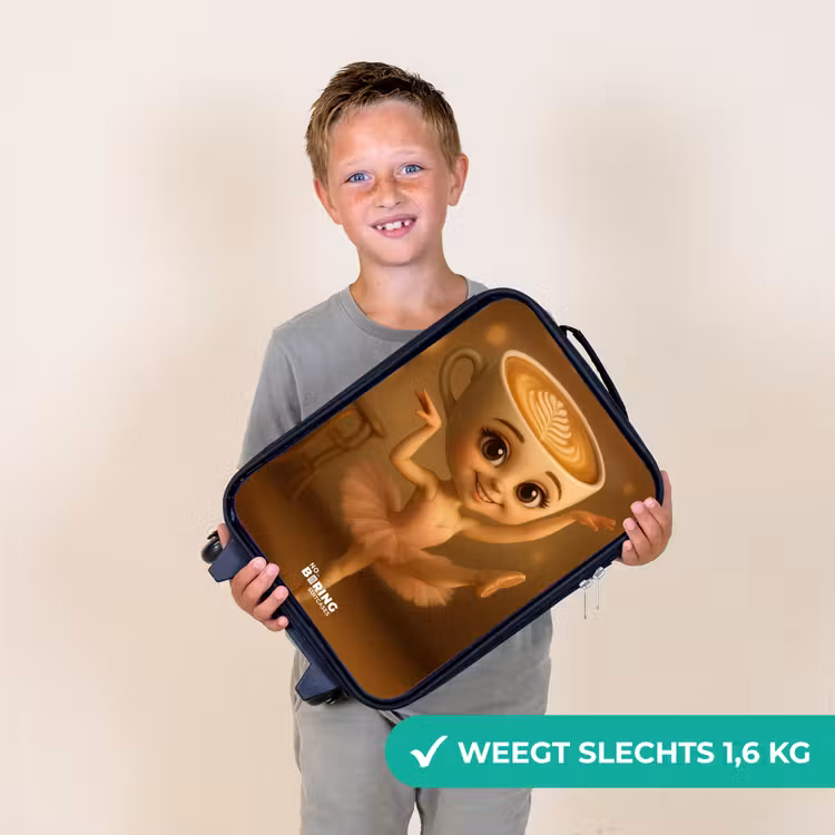 Ballerina Cappuccina Kinderkoffer - Zwart klein -sfeer4_NL