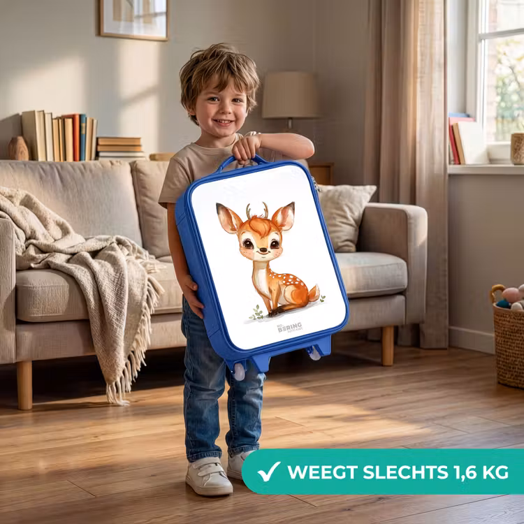 Baby hert Kinderkoffer - Blauw klein -sfeer2_NL