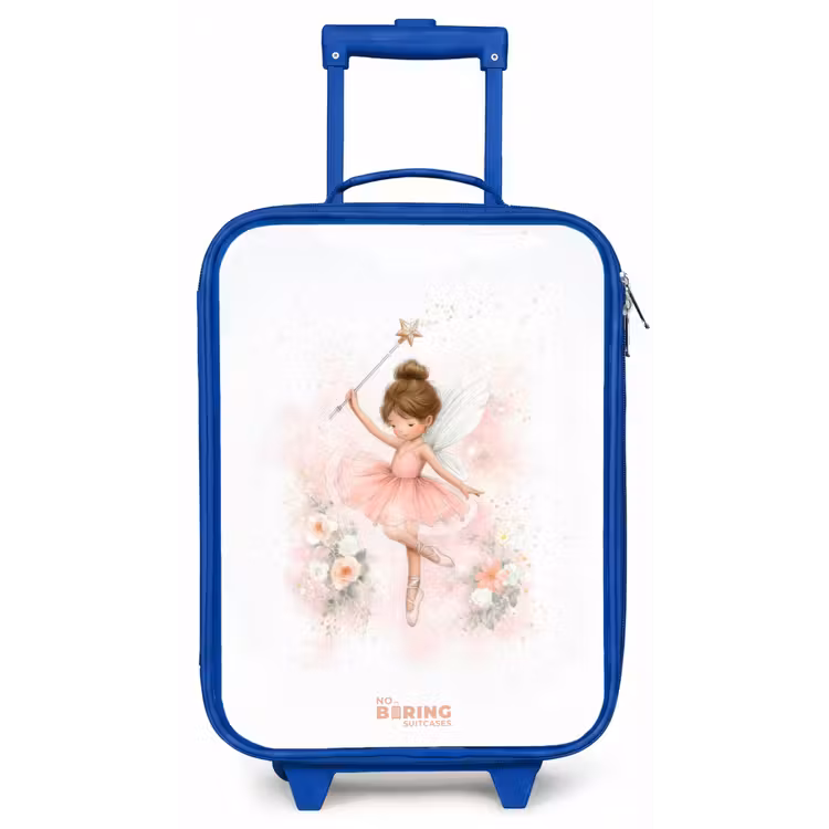 Ballerina fee in roze Kinderkoffer - Blauw klein -zz3dotto