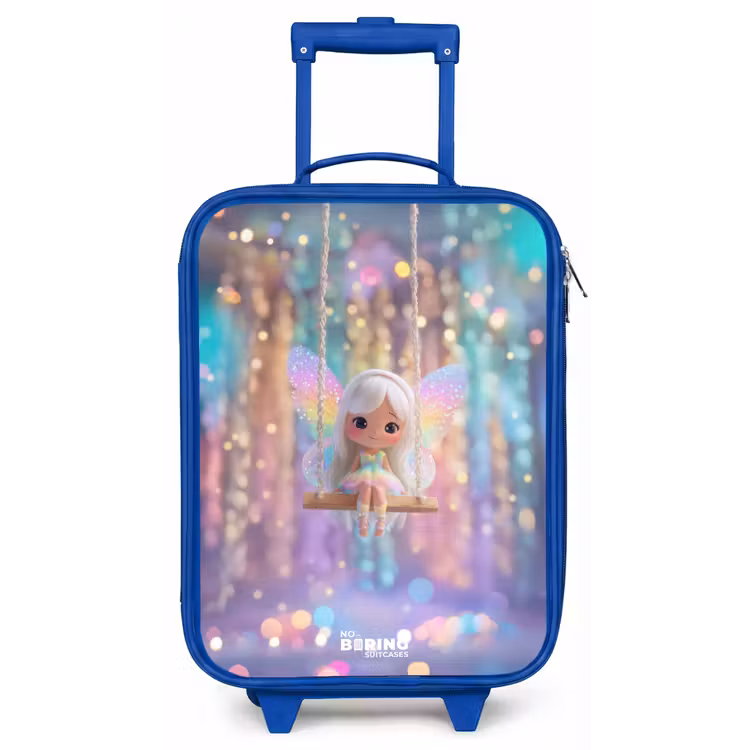 Fee - Elf - Regenboog Kinderkoffer - Blauw klein -zz3dotto