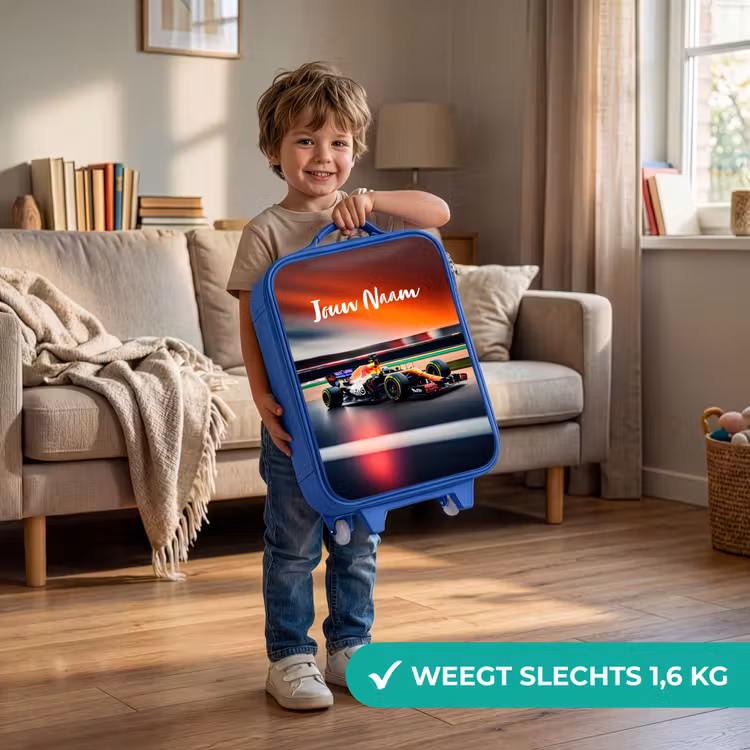 Furious F1 Kinderkoffer - Blauw klein -sfeer2_NL
