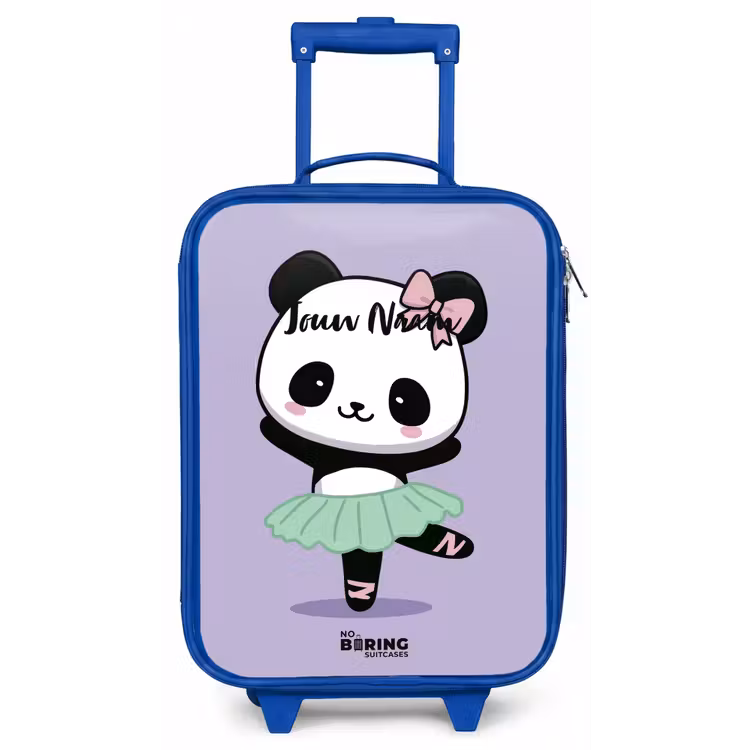 Kawai - Ballet - Panda Kinderkoffer - Blauw klein -zz3dotto