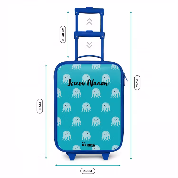 Kekke kwalletjes Kinderkoffer - Blauw klein -productfoto_formaten
