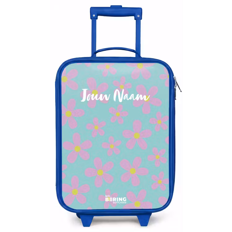 Madeliefjesmania mint Kinderkoffer - Blauw klein -zz3dotto