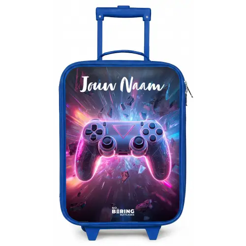 Controller - Neon - Game Kinderkoffer - Blauw klein -zz3dotto