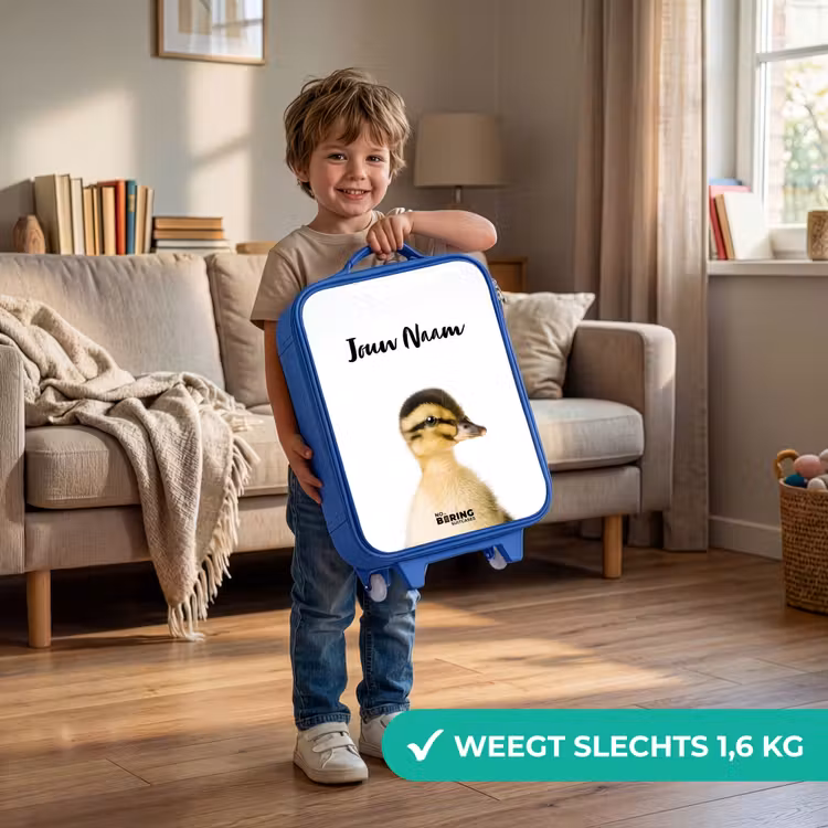 Daisy Duck Kinderkoffer - Blauw klein -sfeer2_NL