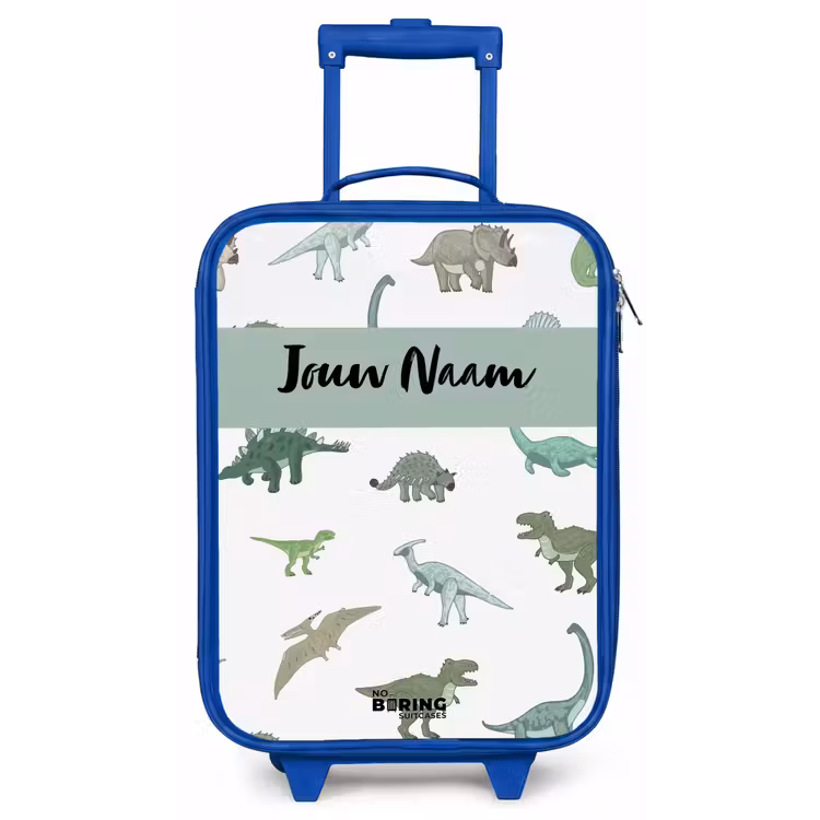 Dino Dynastie Kinderkoffer - Blauw klein -zz3dotto