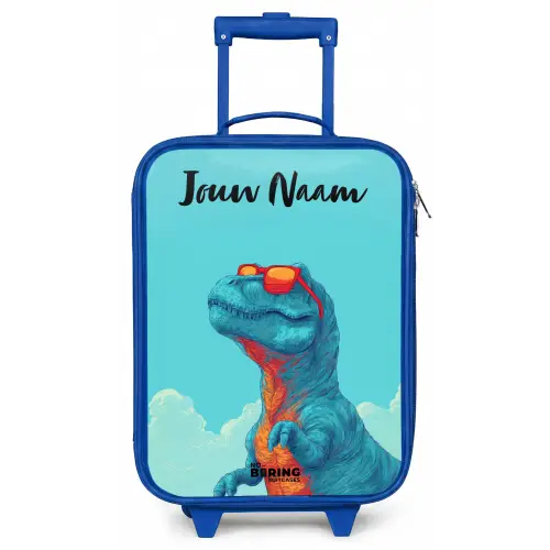 Dino - Zonnebril - Blauw Kinderkoffer - Blauw klein -zz3dotto