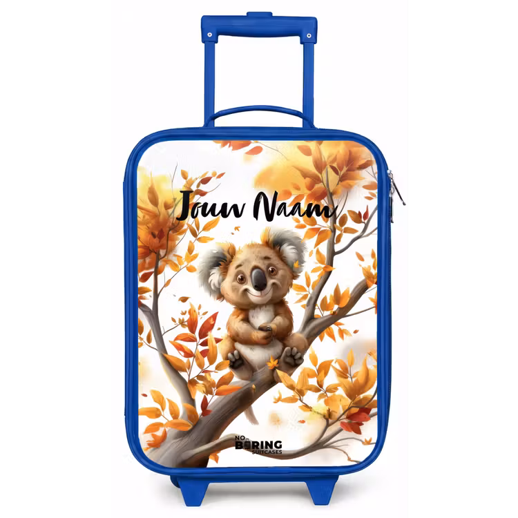 Kenny koala Kinderkoffer - Blauw klein -zz3dotto