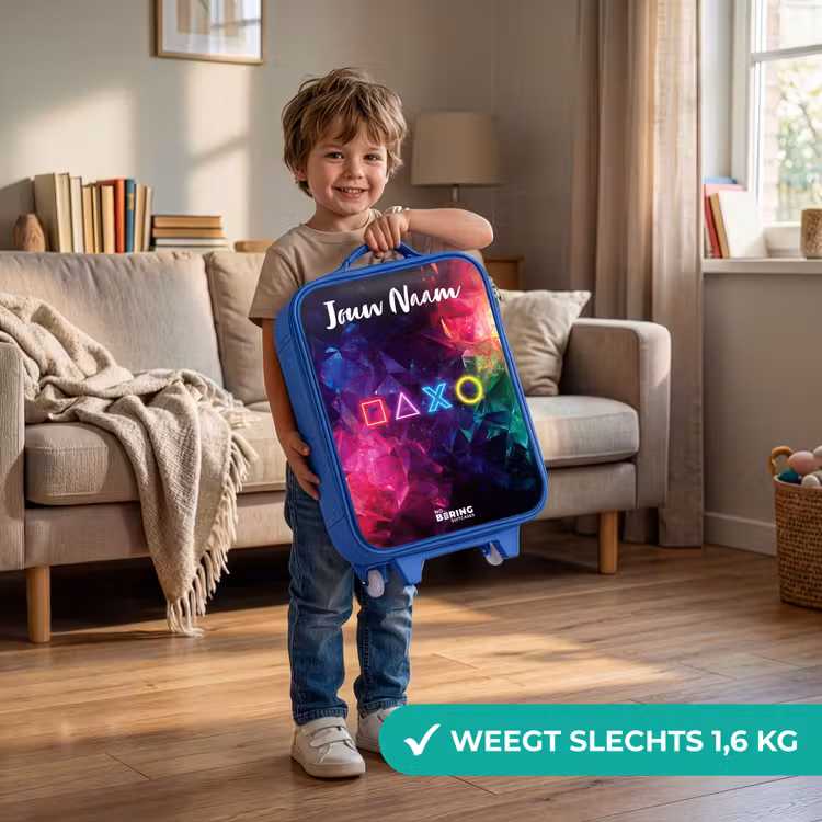 Symbolen - Game - Kleurrijk Kinderkoffer - Blauw klein -sfeer2_NL