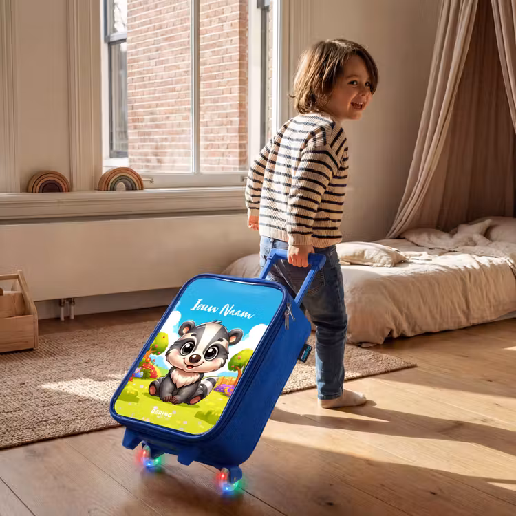 Willy Wipstaart Kinderkoffer - Blauw klein -sfeer1