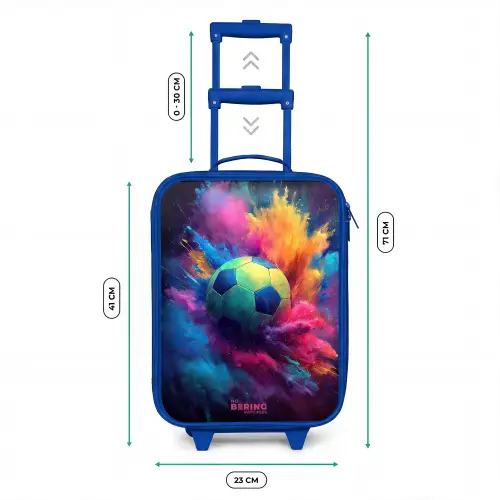 Neon - Bal - Kleurrijk Kinderkoffer - Blauw klein -productfoto_formaten