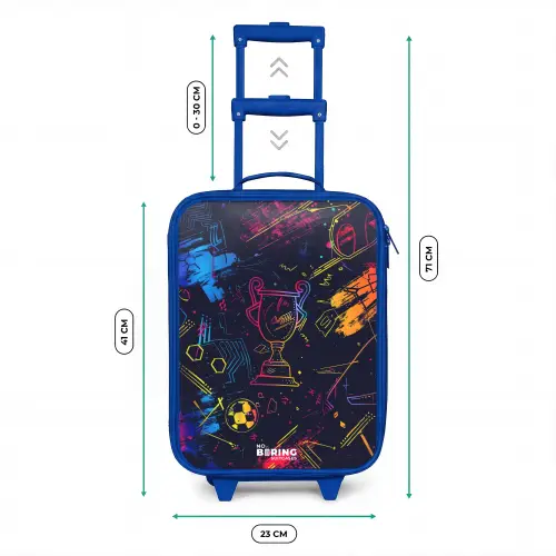 Neon sporttrofee design Kinderkoffer - Blauw klein -productfoto_formaten