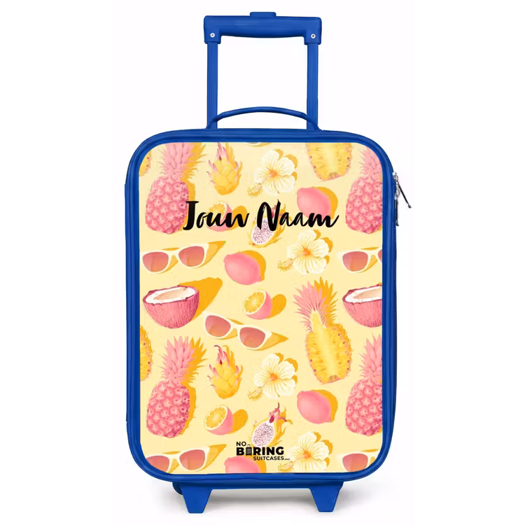 Pina colada Kinderkoffer - Blauw klein -zz3dotto