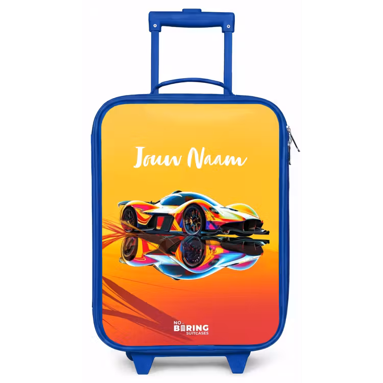 Sunbeam sprinter Kinderkoffer - Blauw klein -zz3dotto