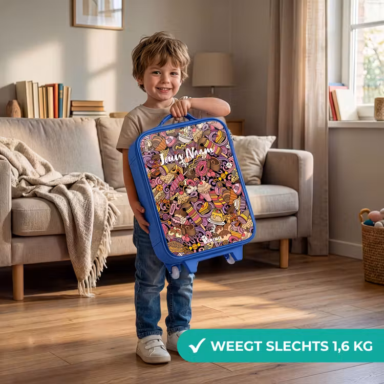 Sweet surprises Kinderkoffer - Blauw klein -sfeer2_NL