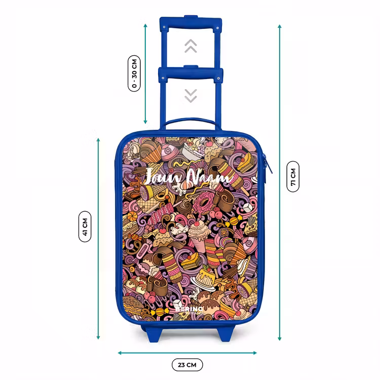Sweet surprises Kinderkoffer - Blauw klein -productfoto_formaten